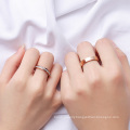 Jewelry Factory Wholesale Rose Gold Plated Surgical Stainless Steel Rings